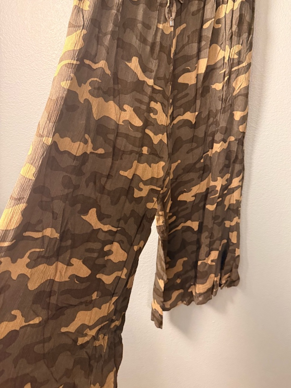 Elan Strapless Strapless Cover-Up/Jumpsuit in Camo - Picture 4 of 10